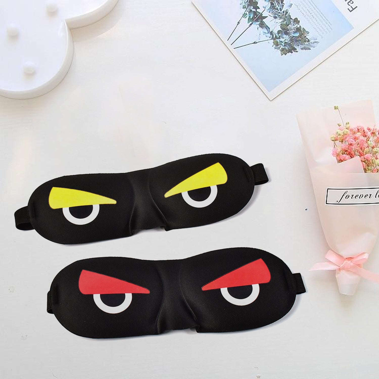 7817 Blind Sleeping Eye Mask Slip Night Sleep Eye black 3D Cotton Cover Super Soft & Smooth Travel Masks for Men Women Girls Boys Kids DeoDap 7817 Blind Sleeping Eye Mask Slip Night Sleep Eye black 3D Cotton Cover Super Soft & Smooth Travel Masks for Men Women Girls Boys Kids DeoDap